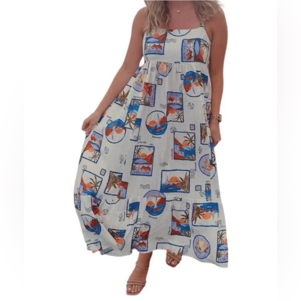 Anthropologie Paper Heart La Dolce Vida dress maxi dress XS